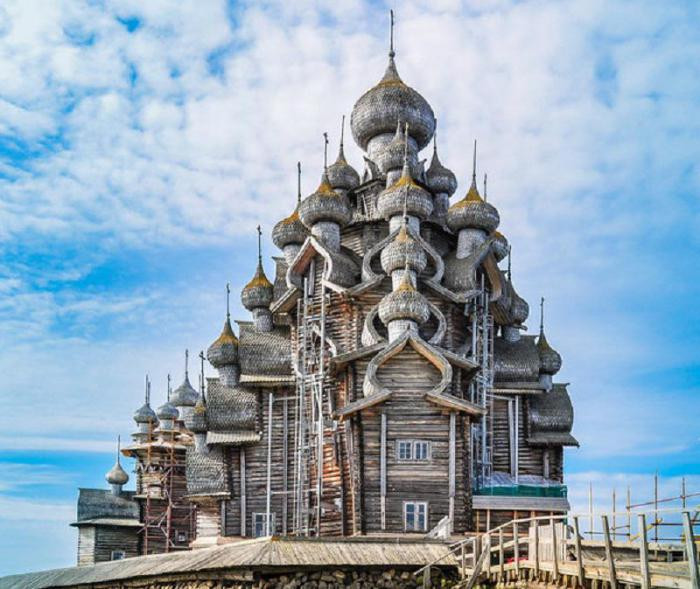 Церковь Преображения Господня: остров Кижи, Россия