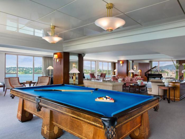 Королевский пентхаус-люкс, отель Hotel President Wilson, Женева, Швейцария