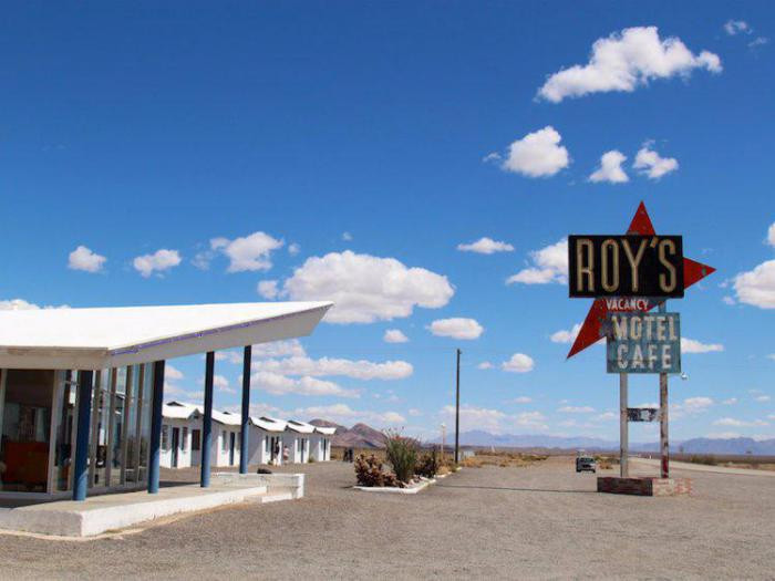 Мотель Roy's Café, Амбой, Калифорния