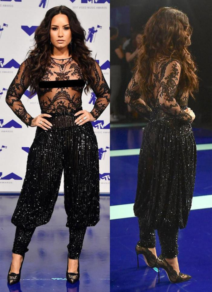 Деми Ловато на MTV Video Music Awards в августе 2017 года
