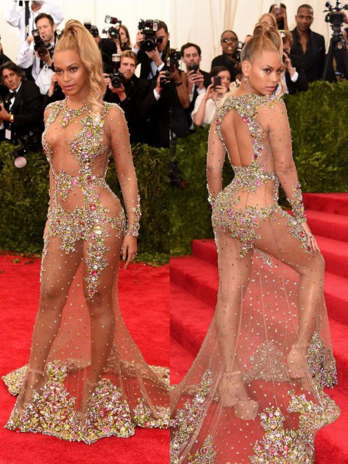 Бейонсе на Met Gala в 2015 году