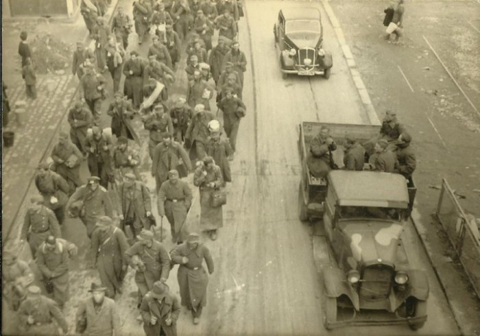 15. Колона немецких военнопленных