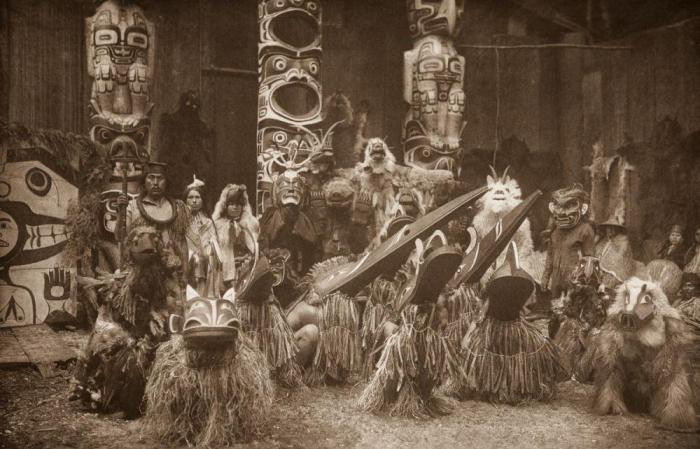 Танцоры племени кагюль, 1914 г.