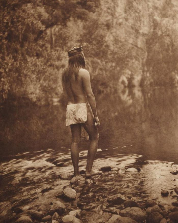 Индеец-апачи, около 1910 г.