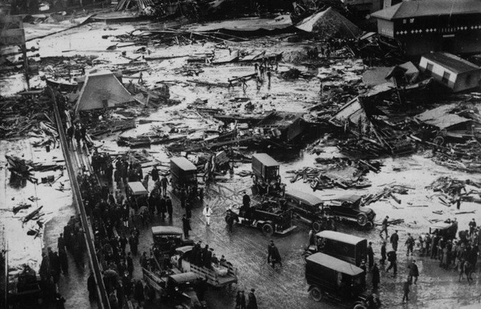 2. Наводнение в Бостоне. США, 1939 год