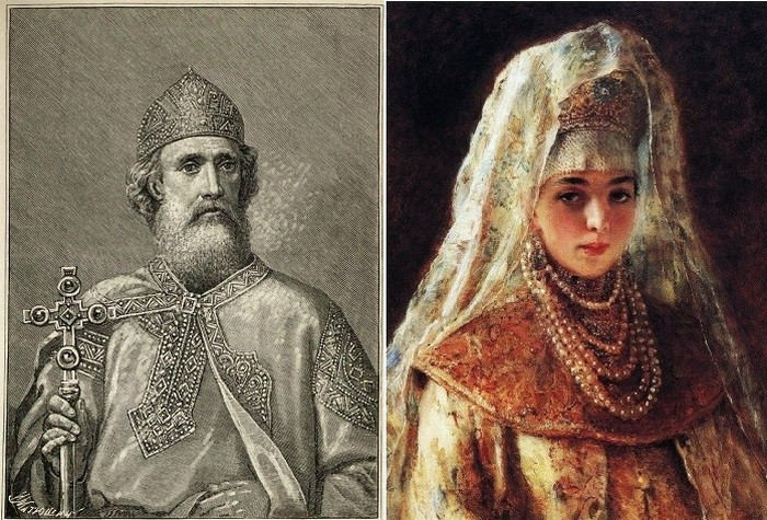 Владимир Красно Солнышко и Рогнеда Полоцкая