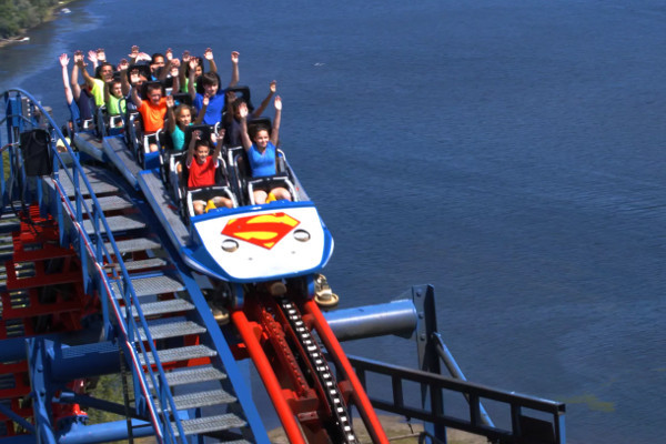 Superman the Ride в Six Flags New England