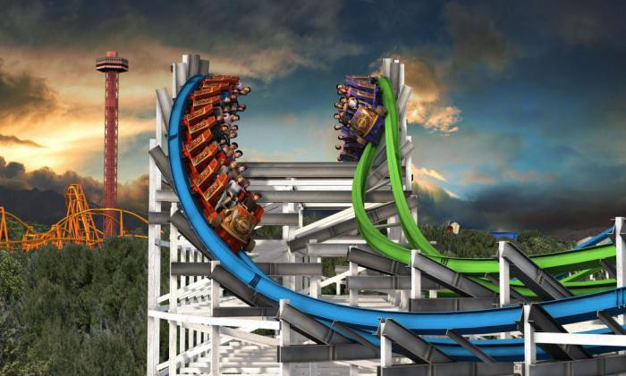 Twisted Colossus в Six Flags Magic Mountain