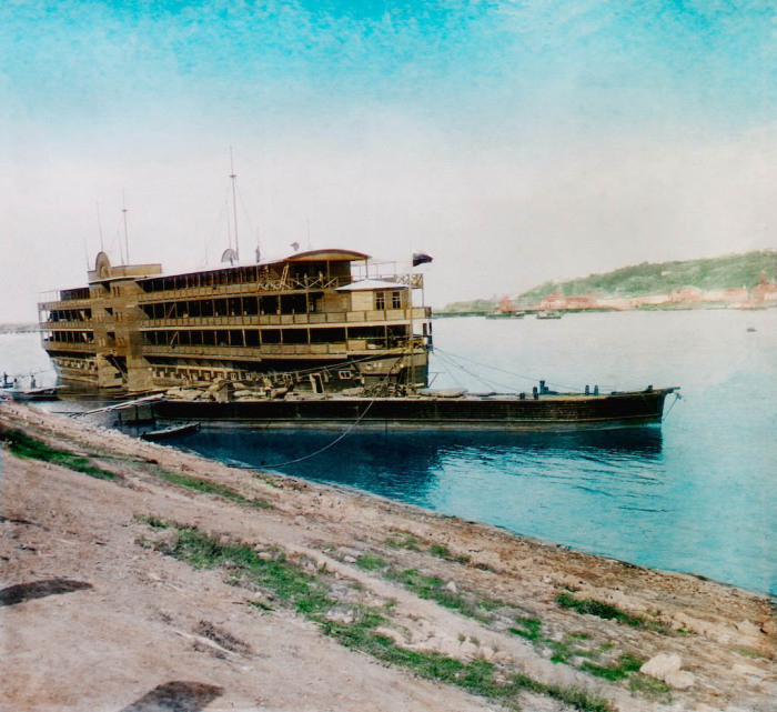 Плавучий отель. Нижний Новгород, 1896 г.