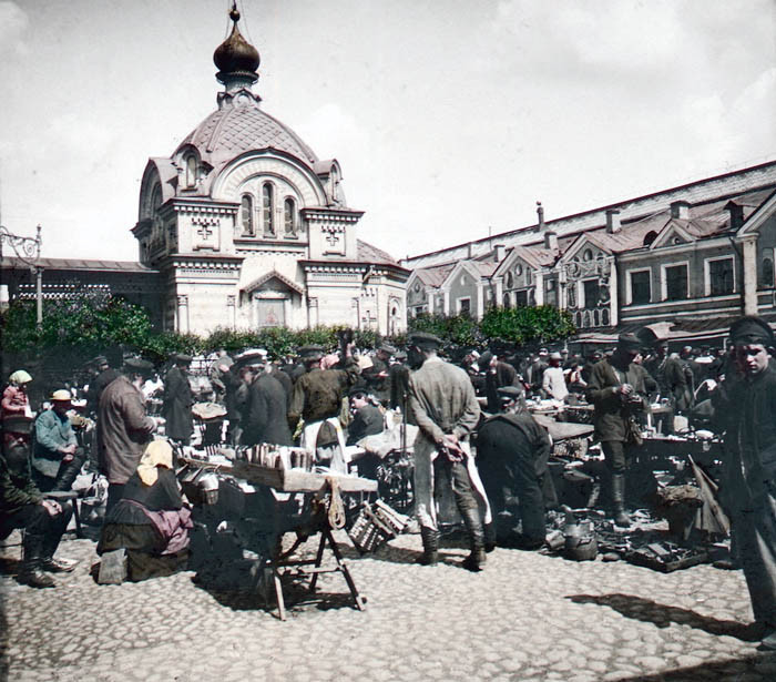 На рынке. Санкт-Петербург, 1896 г.