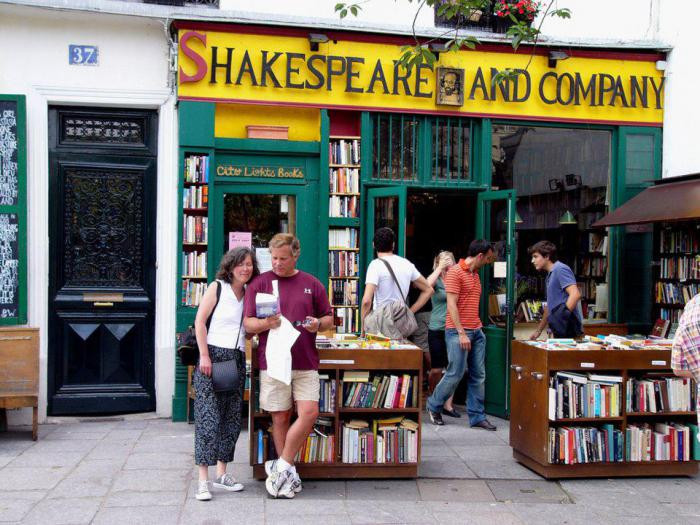 Посетите магазин Shakespeare and Company