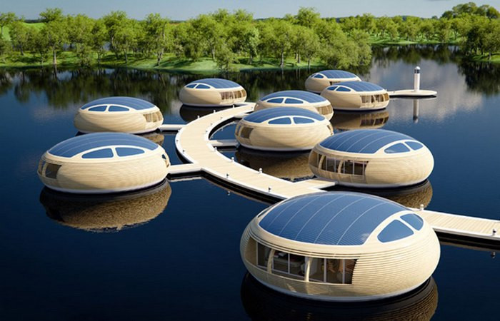 10. Круглый дом «WaterNest 100»