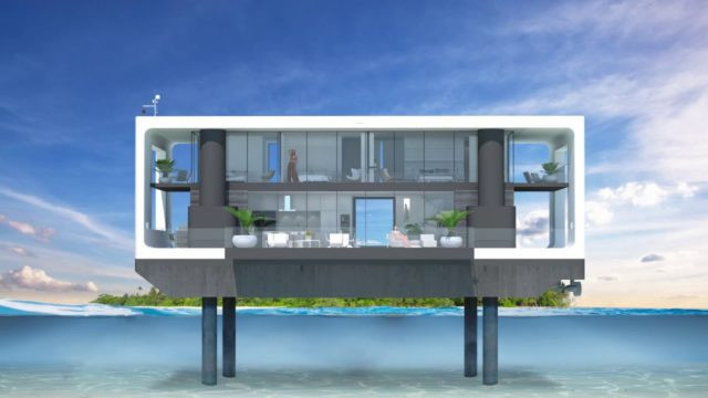 5. Плавучий дом «Residential yacht»