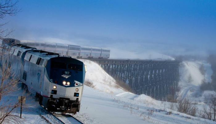 Поездка на поезде Amtrak (США)