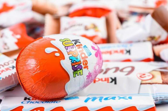 Шоколадные яйца Kinder