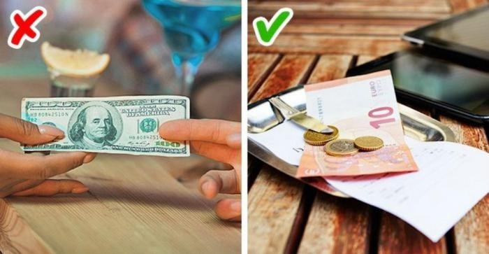 Не оставляйте чаевых в кафе