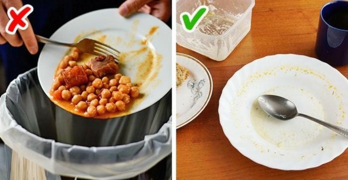 Не оставляйте еду на тарелке