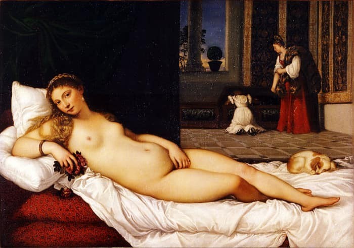 1. Венера Урбинская (1538). Тициан