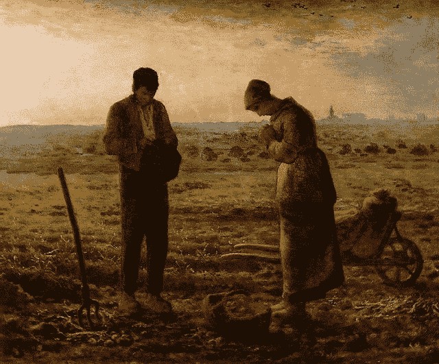 2. Анжелюс (примерно 1858). Жан-Франсуа Милле