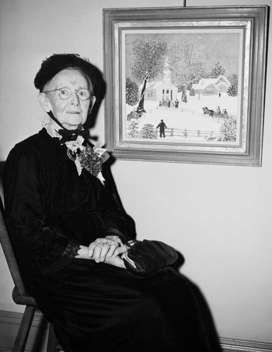 Анна Мэри Мозес начала писать картины в 76 лет