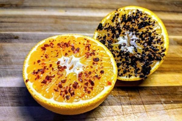 Апельсин и перец чили