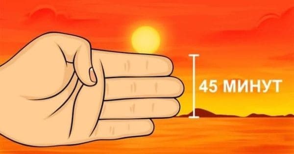 1. Как рассчитать время, оставшееся до заката