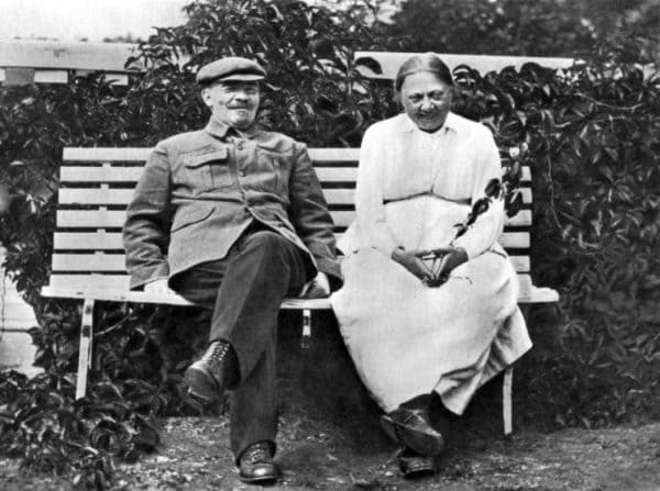 Надежда Крупская и Владимир Ленин