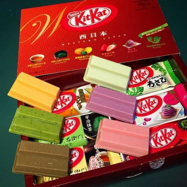 7. Разнообразие вкусов Kit Kat