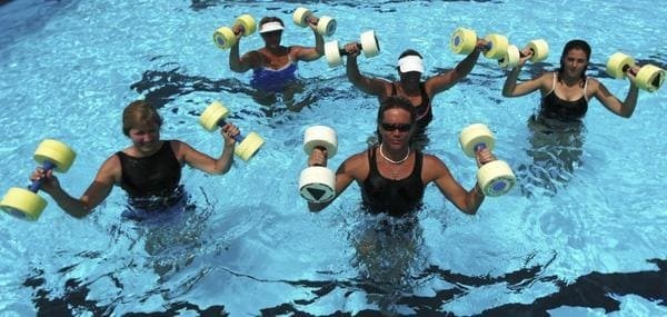 22. Водная аэробика