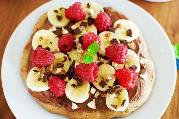Овсянка с корицей и орехами
