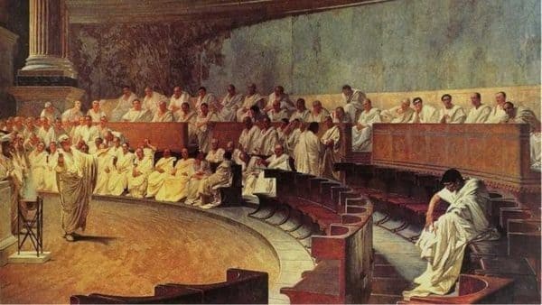 Чтобы совершить самоубийство, нужно было получить разрешение сената