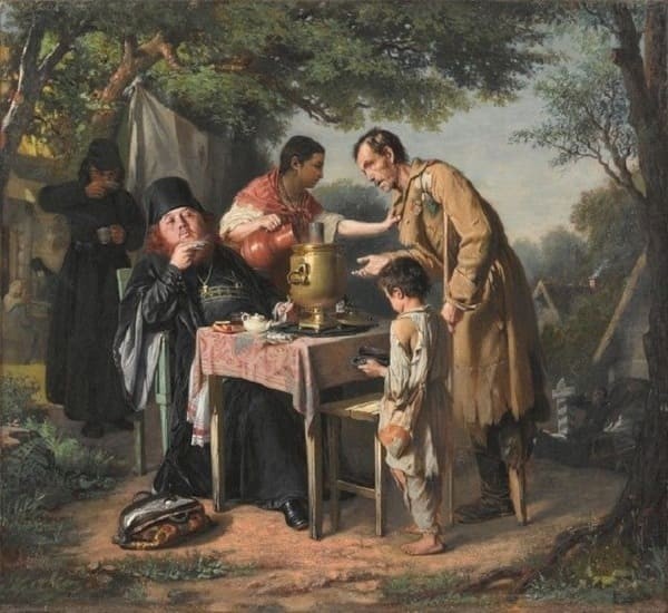 «Чаепитие в Мытищах, близ Москвы», 1862 год