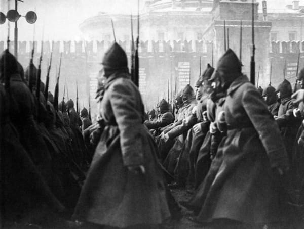 1927. Парад на Красной площади. Москва.