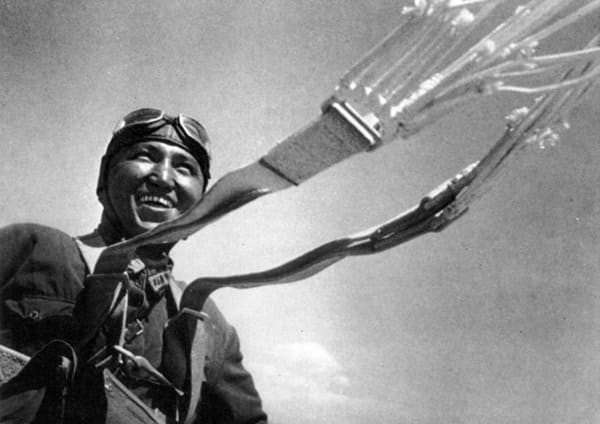 1930. Парашютист.