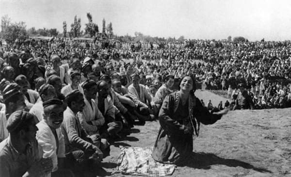 1939. Народная стройка Большого Ферганского канала. Узбекистан