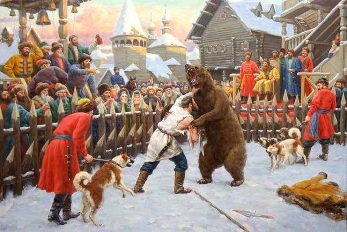 "Медвежьи потехи" на Руси