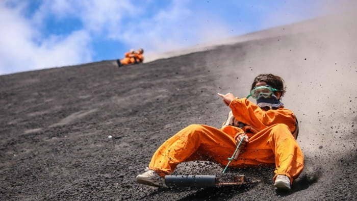 2. Volcano Boarding
