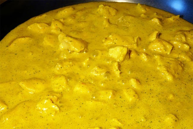 Куриное филе с куркумой