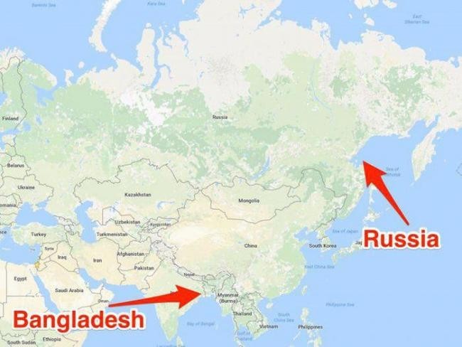 В Бангладеше живет больше людей, чем в России