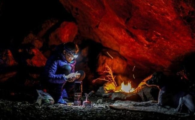 2. В пещере самое место для костра