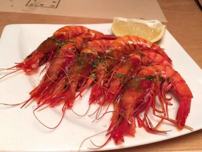 Gambas a la plancha