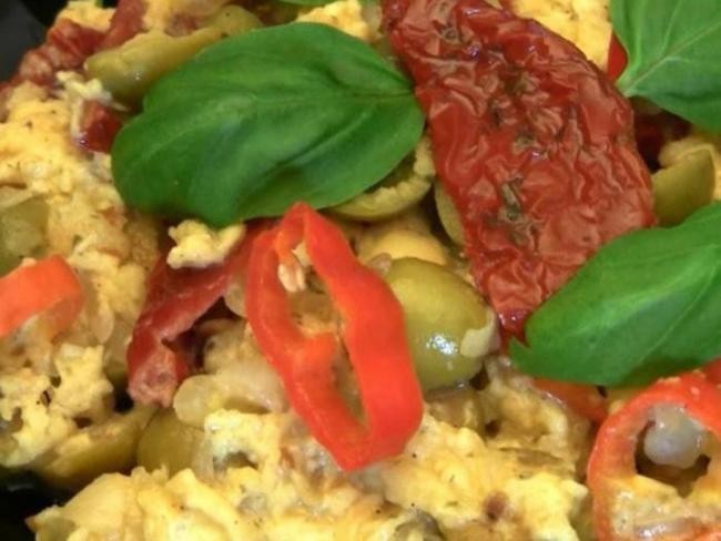 Польский взгляд на кухню: Jajecznica с овощами