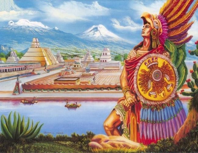 Ацтеки сами создали себе рукотворный рай