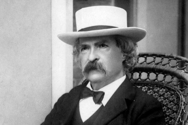 Марк Твен предвидел собственную смерть в 1909 году