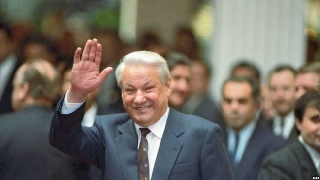 Борис Ельцин и Георгий Рогозин