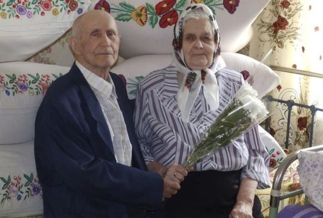 Григорий и Татьяна Шабатько, Беларусь. Прожили вместе 70 лет.