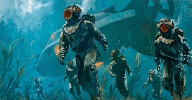 3. «Двадцать тысяч лье под водой», Жюль Верн – подводная лодка