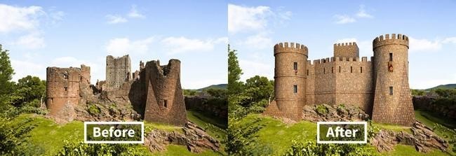 Замок Гудрич, Англия