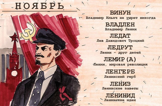«Красные» святцы