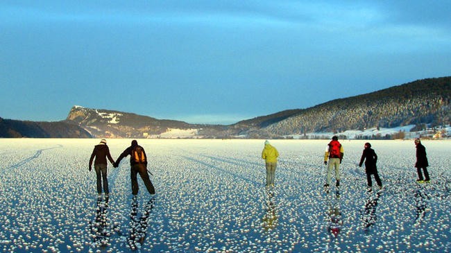 Озеро Lac de Joux: Горы Юра, Швейцария